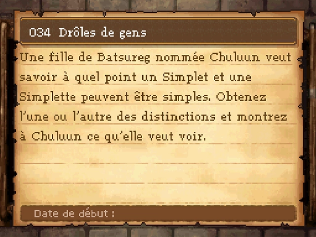 Quête : Drôles de gens